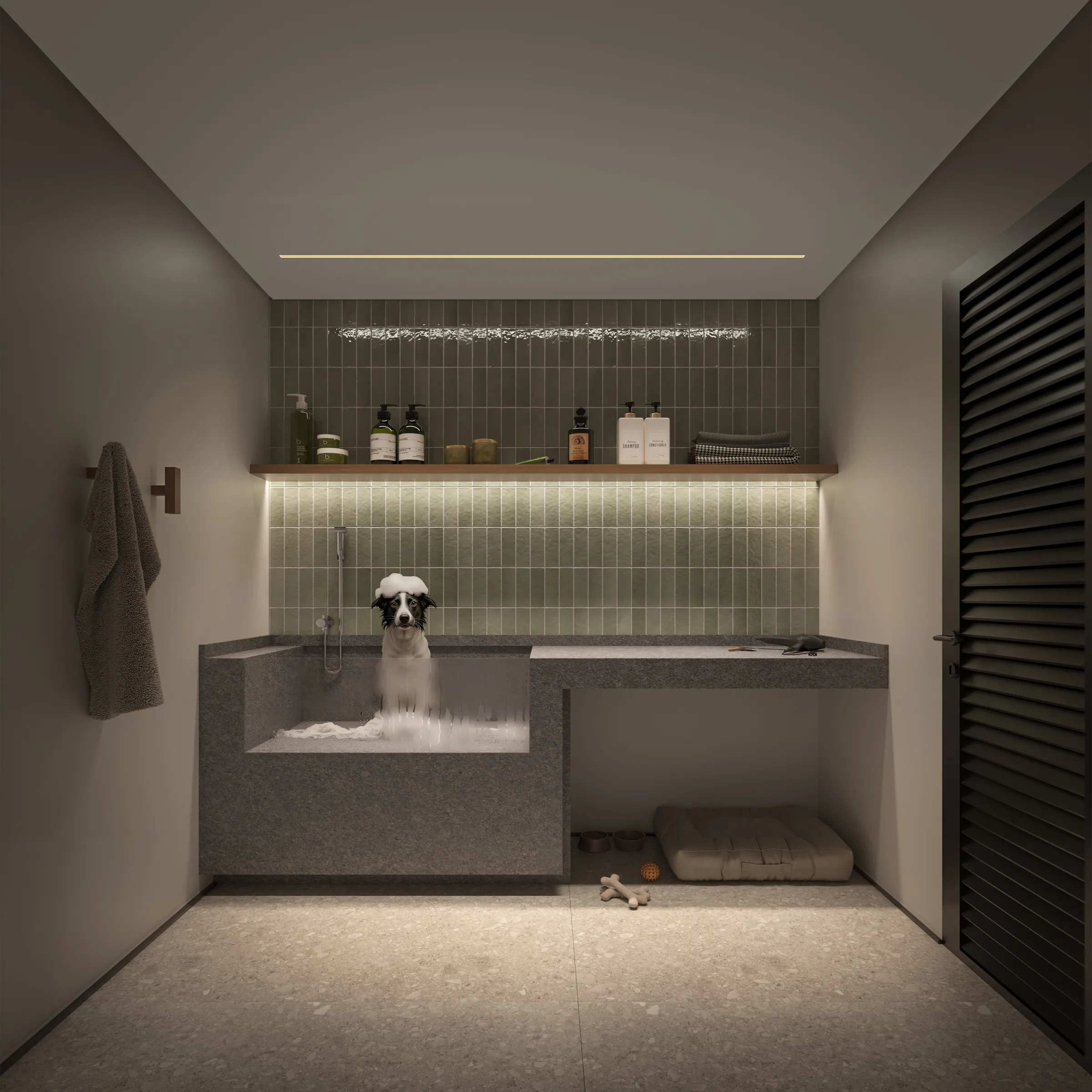 Ares — Renderização 3D do pet care