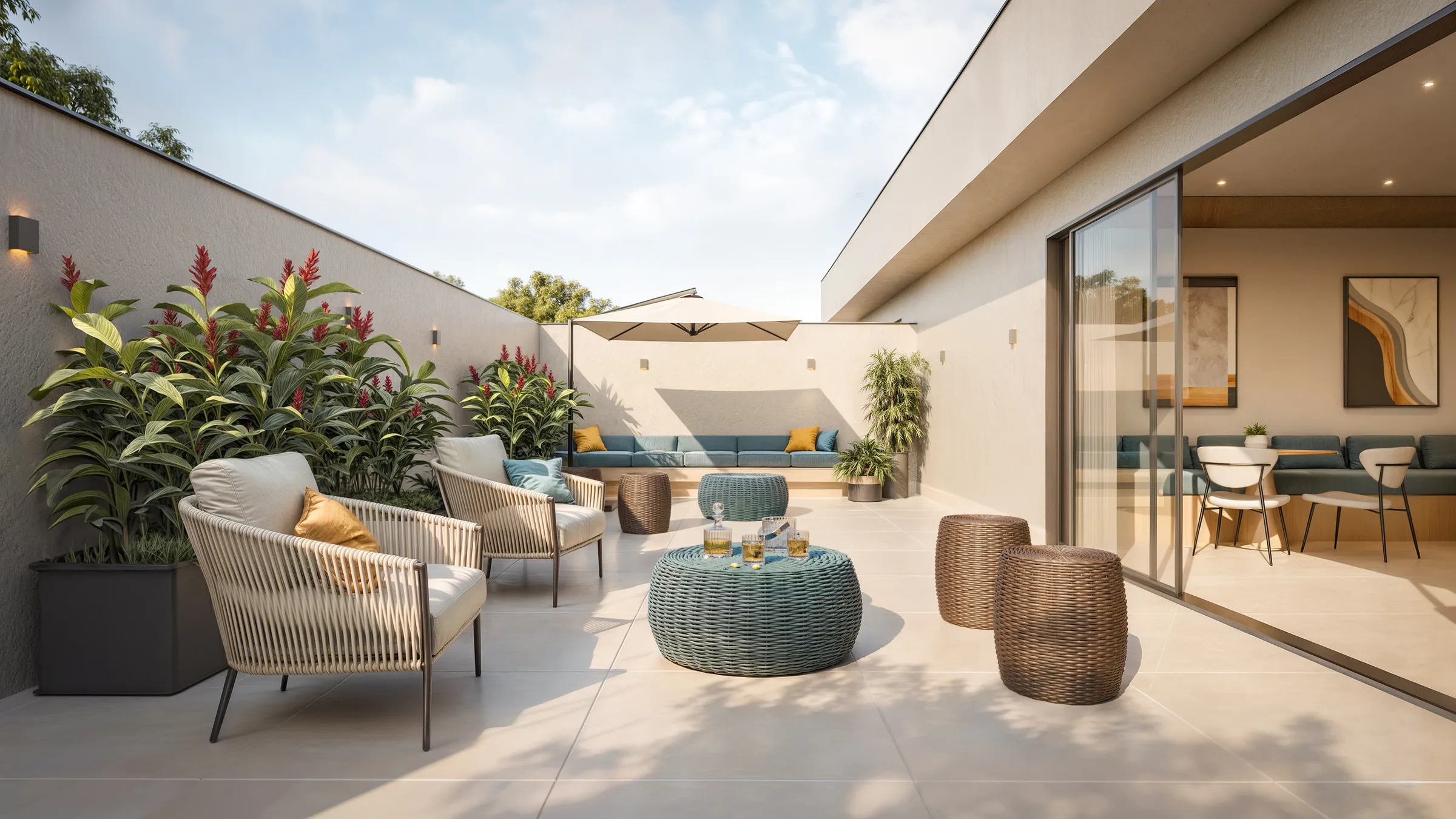 NURA — Renderização 3D do lounge